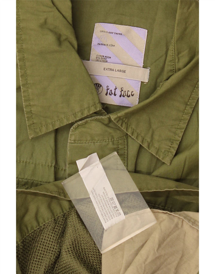 Jachetă pentru bărbați Fat Face UK 42 XL, bumbac verde