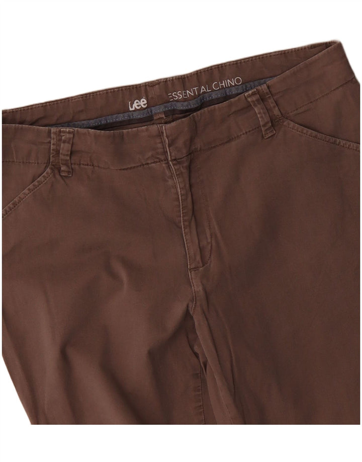 Pantaloni chino drepti pentru femei Lee W34 L29 maro