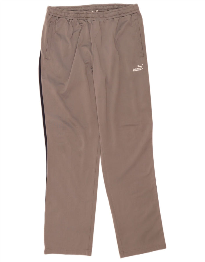 Pantaloni de trening Puma pentru bărbați XL poliester cu dungi gri