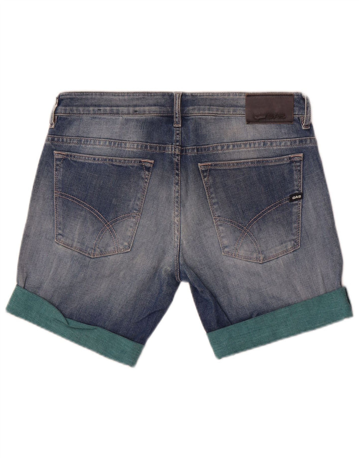 Pantaloni scurți din denim Anders Gas pentru femei W32, bumbac albastru mare