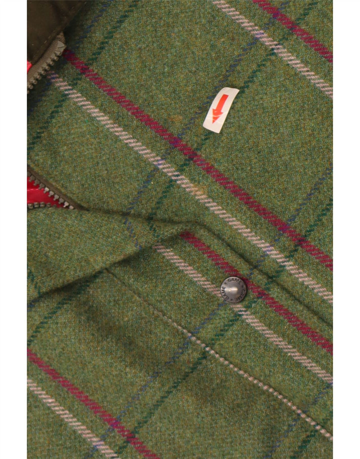Game Technical Apparel Gilet pentru femei UK 14 Large Green Check Wool