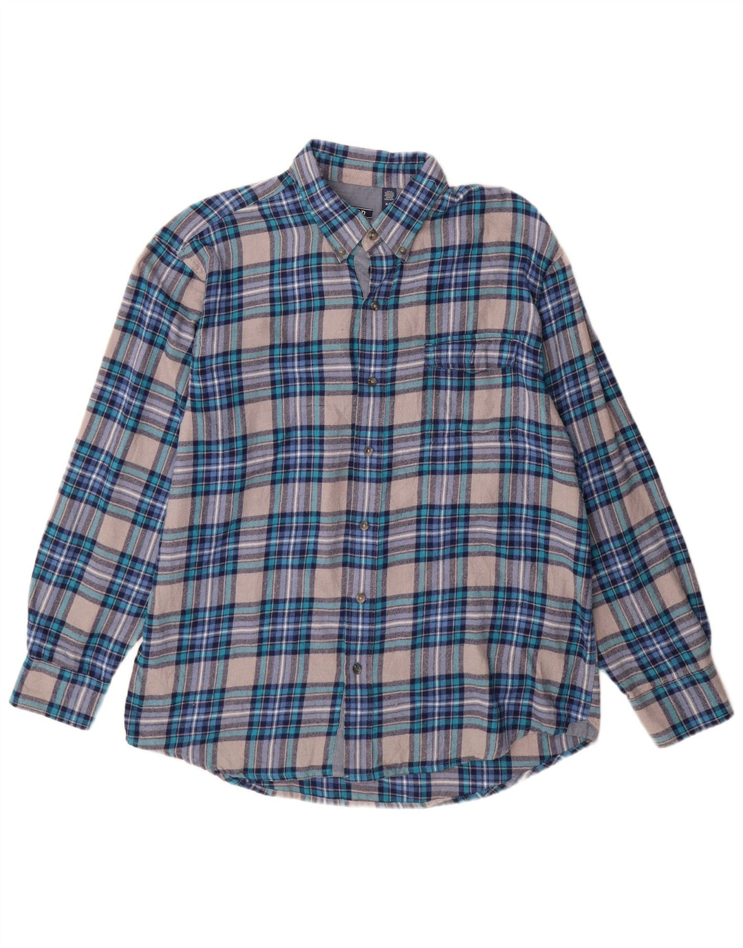 Cămașă Izod Flanel XL Blue Check Bumbac