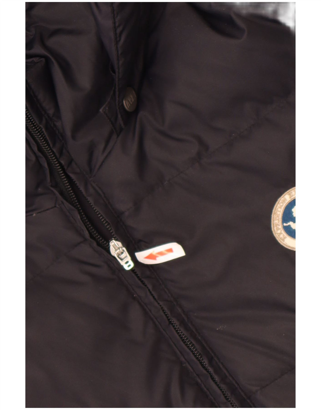 Jachetă căptușită cu glugă pentru bărbați Napapijri UK 38 Medium Black