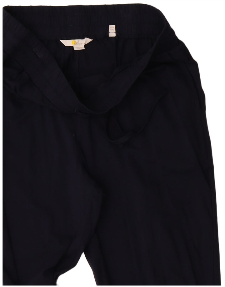 BODEN Pantaloni de trening pentru femei Joggeri UK 12 Bumbac mediu albastru bleumarin