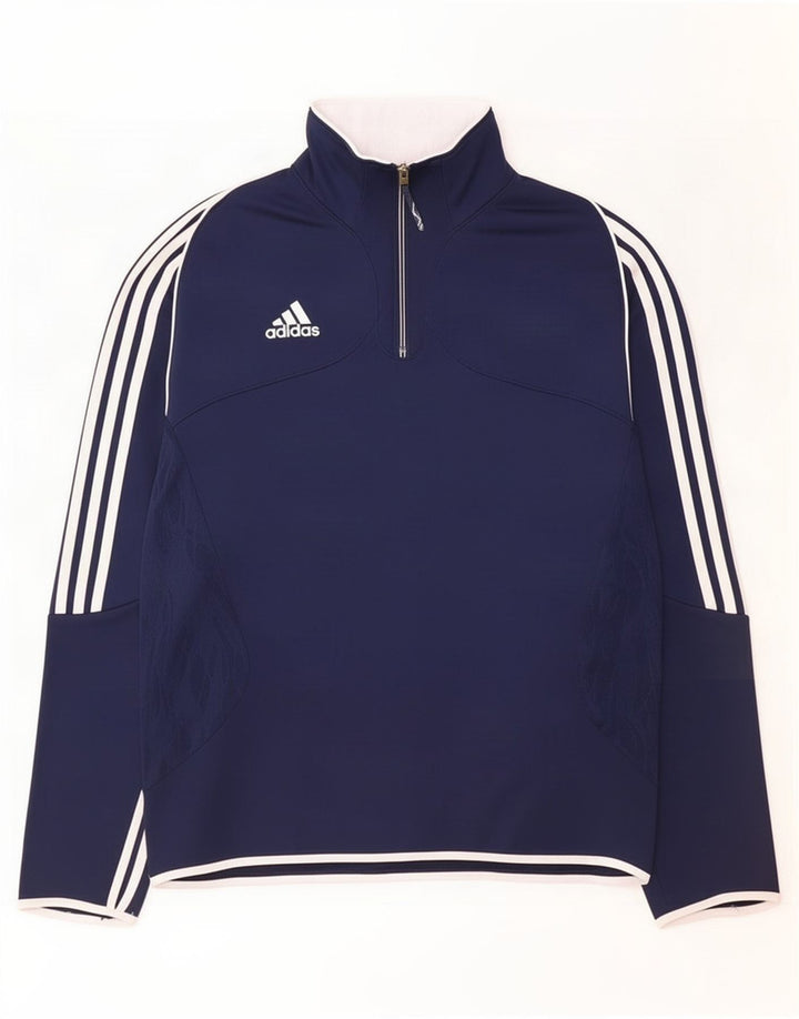 Adidas Pullover Trening Top Jacket UK 44/46 Mare bleumarin