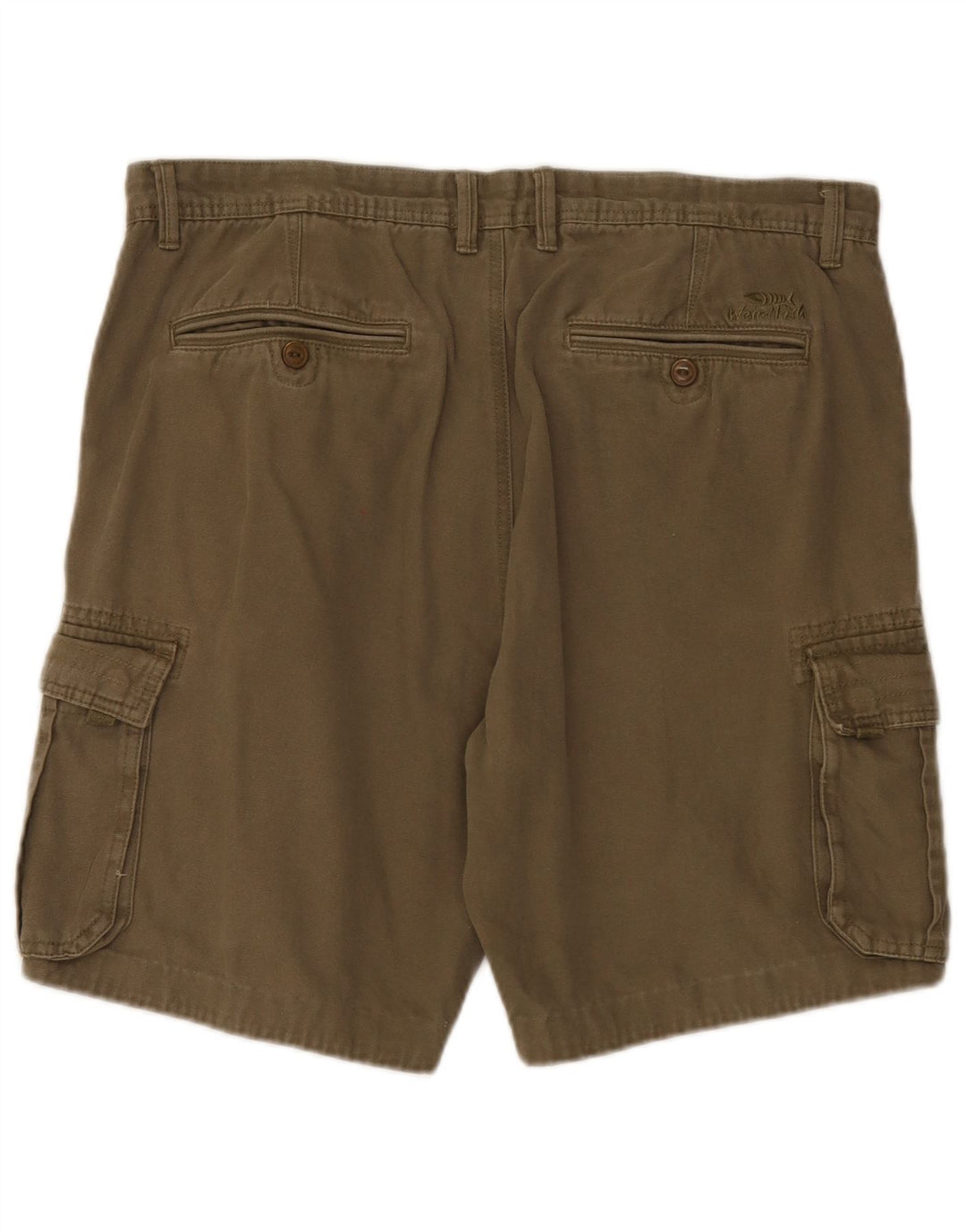 Pantaloni scurți cargo pentru bărbați Weird Fish W38 XL din bumbac kaki