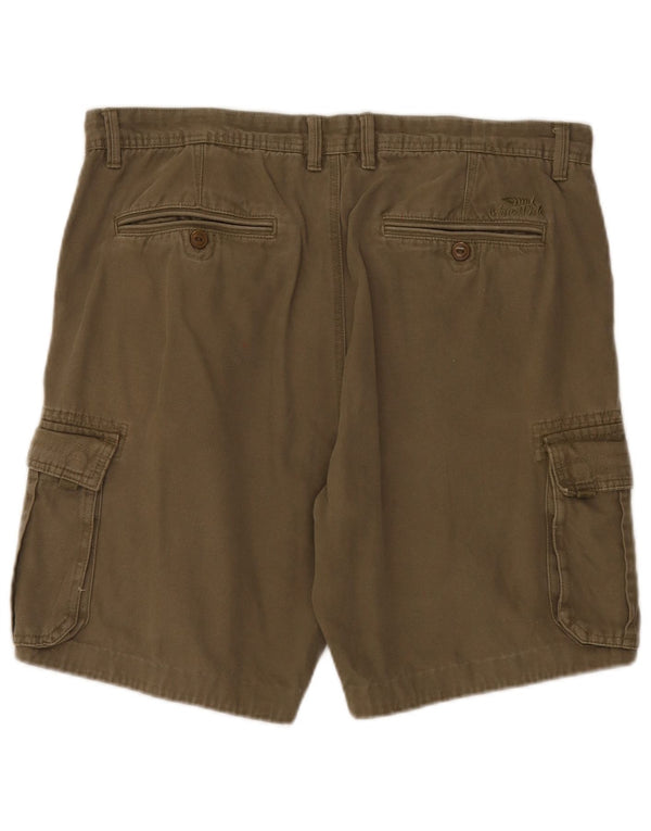 Pantaloni scurți cargo pentru bărbați Weird Fish W38 XL din bumbac kaki