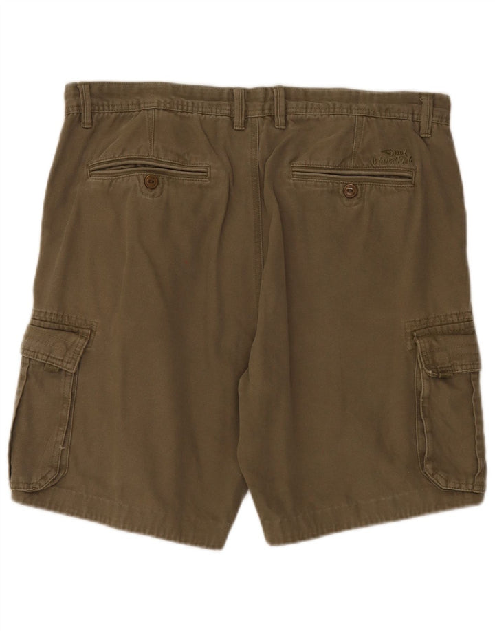 Pantaloni scurți cargo pentru bărbați Weird Fish W38 XL din bumbac kaki