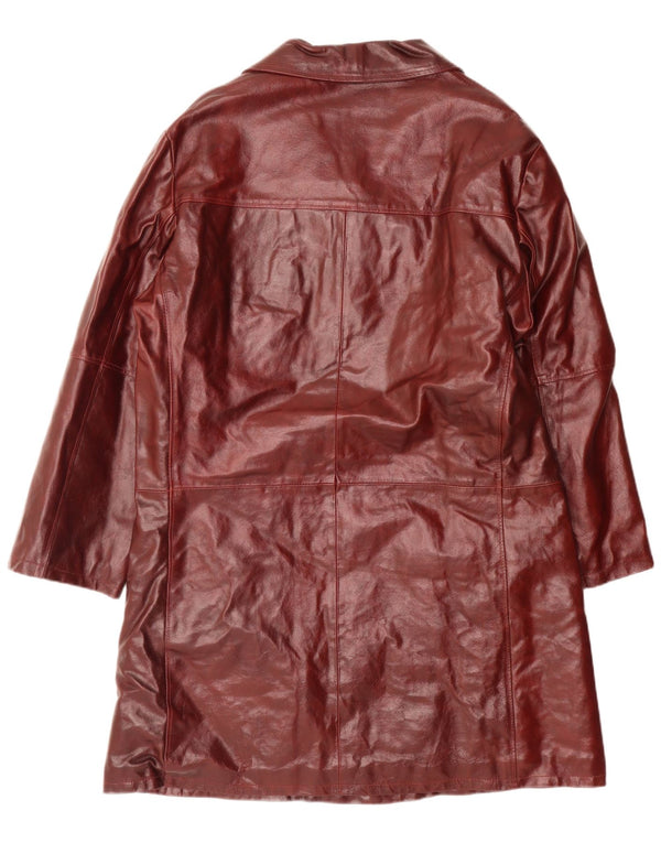 Vintage Mans din piele pentru bărbați UK 42 XL Burgundy