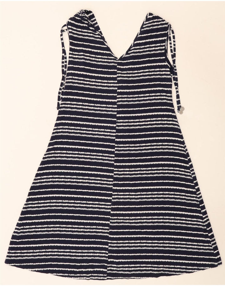Rochie A-Line pentru femei Marks & Spencer UK 10 Mic bleumarin cu dungi