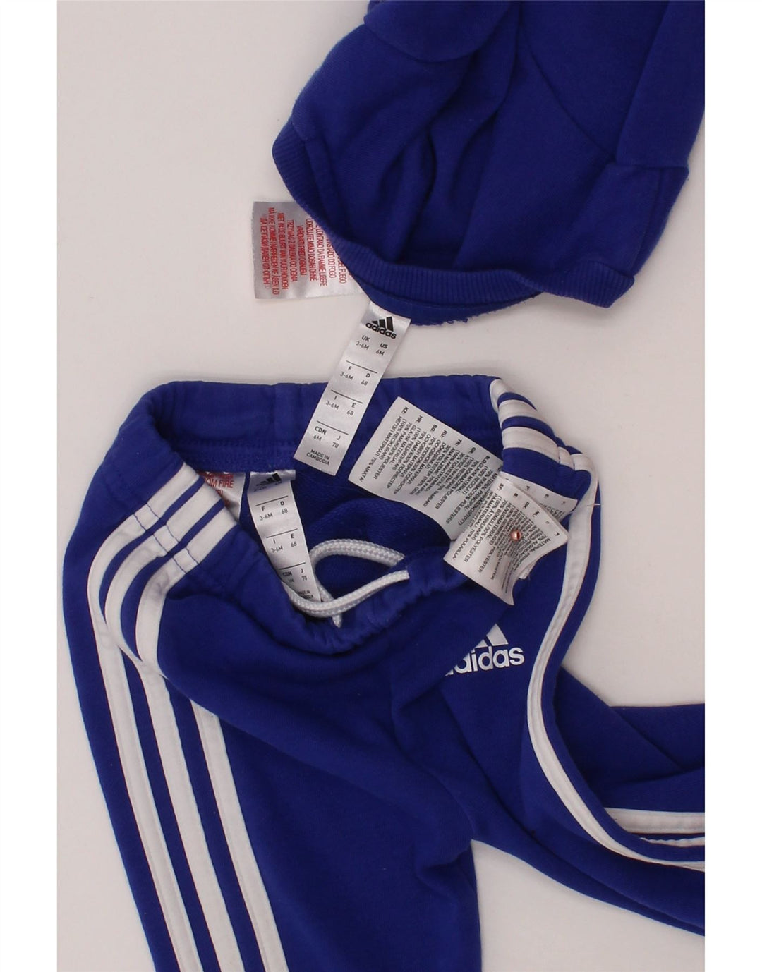 Trening complet ADIDAS Baby Boys Graphic 3-6 Luni Bumbac Albastru
