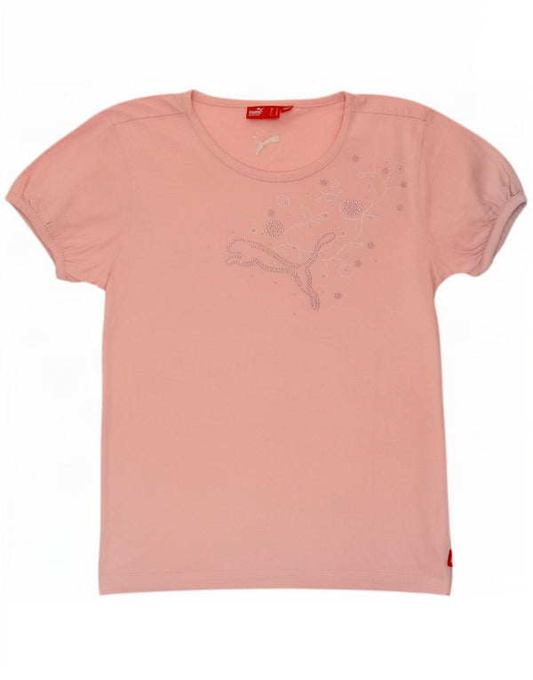 Tricou grafic Puma pentru femei Top UK 10 Small Pink