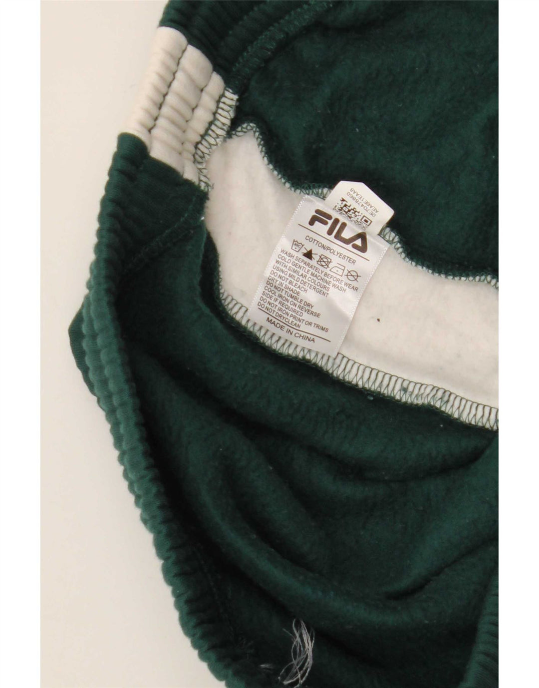 Pantaloni de trening cu grafică Fila pentru bărbați Pantaloni de jogging, verde mediu, color block