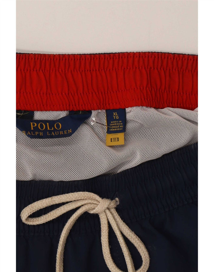 Pantaloni scurți de înot Polo Ralph Lauren pentru bărbați, XL, poliester bleumarin