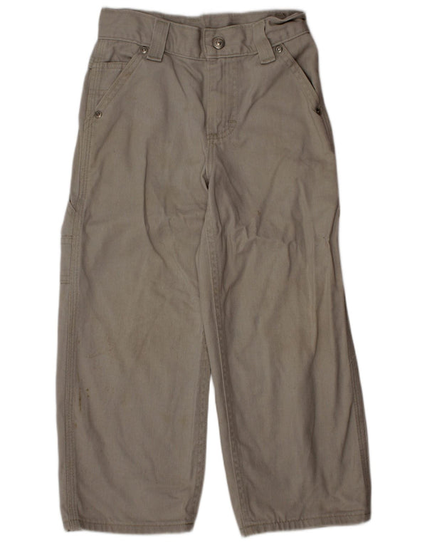 Blugi LEE pentru baieti Cargo cu picioare late 4-5 ani W22 L18 bumbac gri