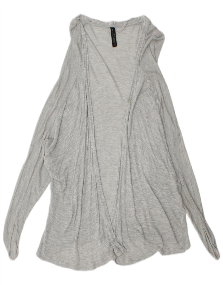 Pulover cardigan deschis pentru femei Zara UK 12, gri mediu