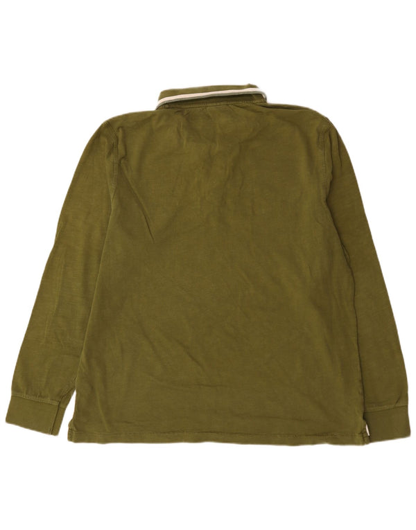Tricou polo cu mânecă lungă pentru bărbați Napapijri, 2XL, kaki