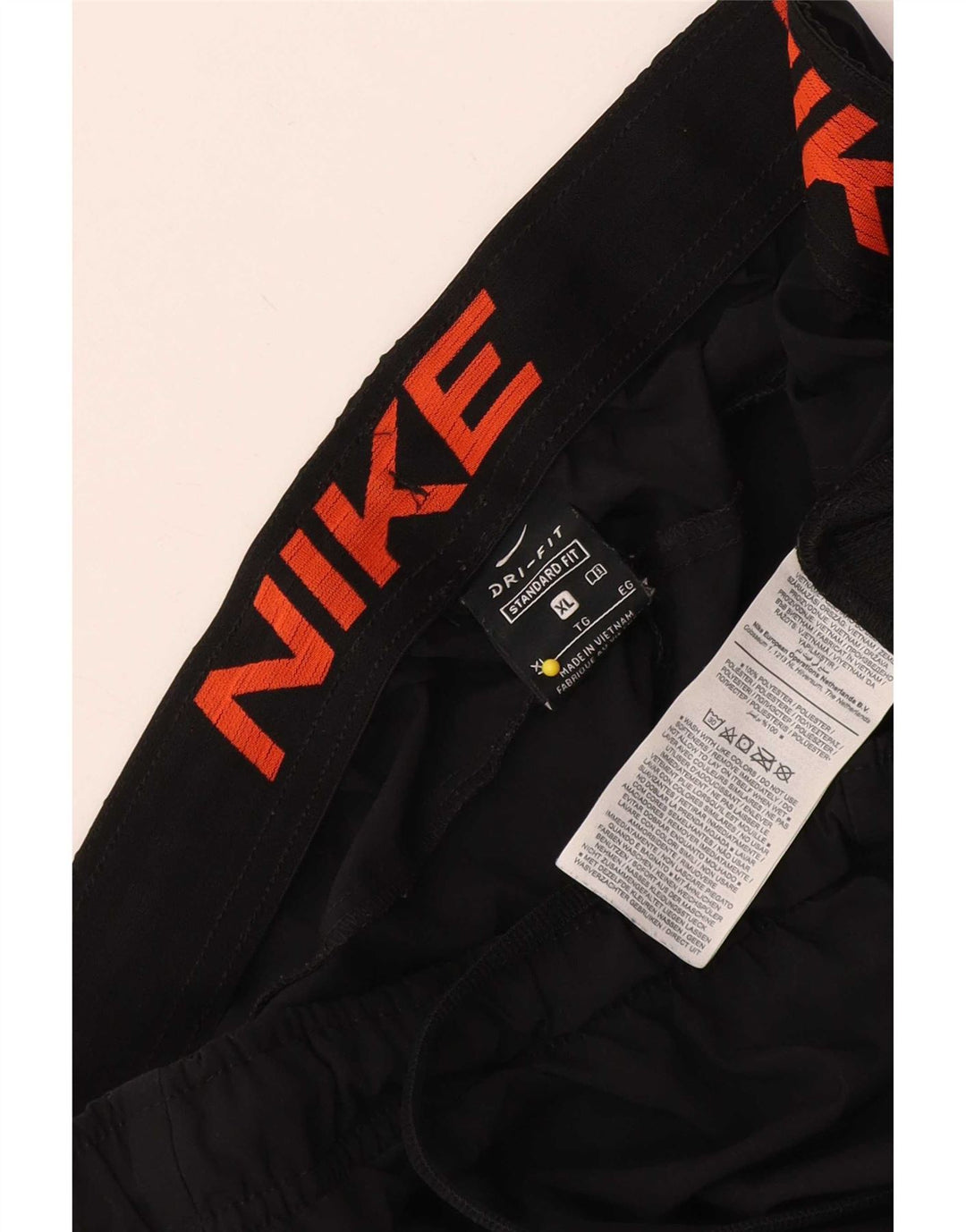 Pantaloni scurți sport standard Dri Fit Graphic pentru bărbați Nike XL, poliester negru