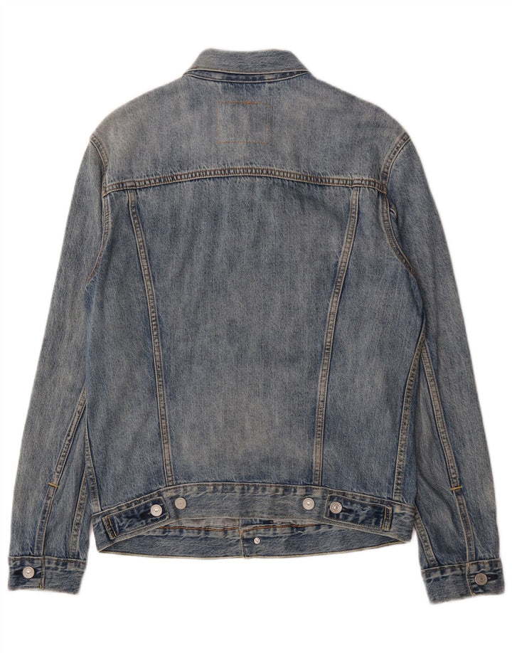 Jachetă de blugi pentru bărbați Levi's UK 38, bumbac albastru mediu