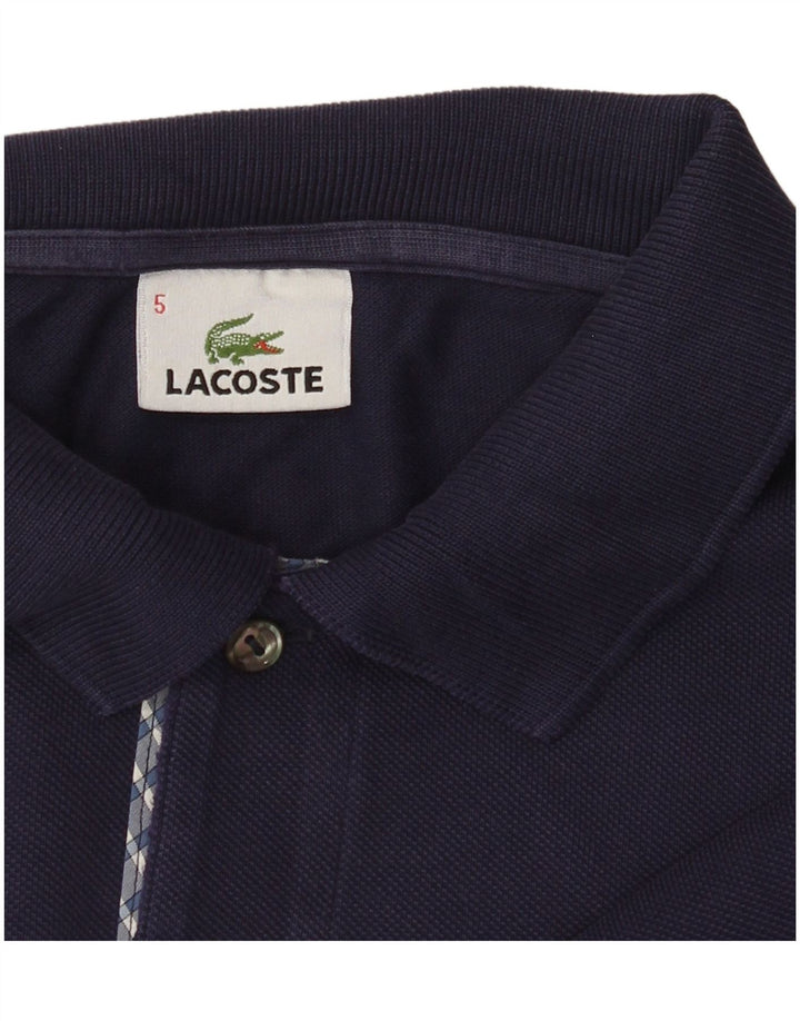 Tricou polo Lacoste pentru bărbați, mărimea 5, mare, bleumarin
