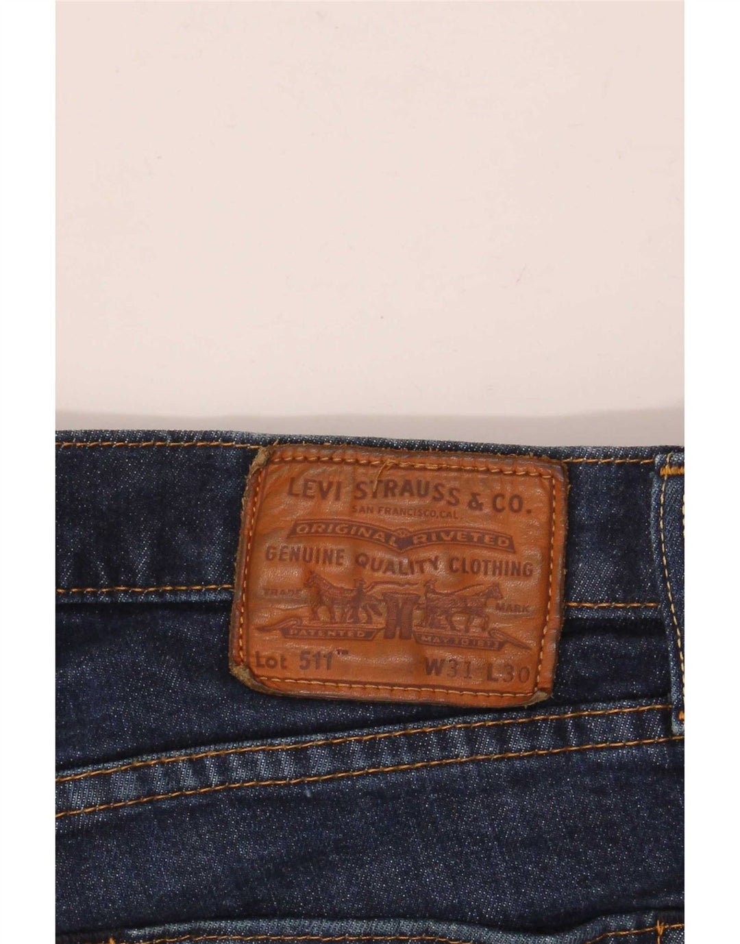 Blugi pentru bărbați Levi's 511 Slim W31 L30 Bumbac albastru