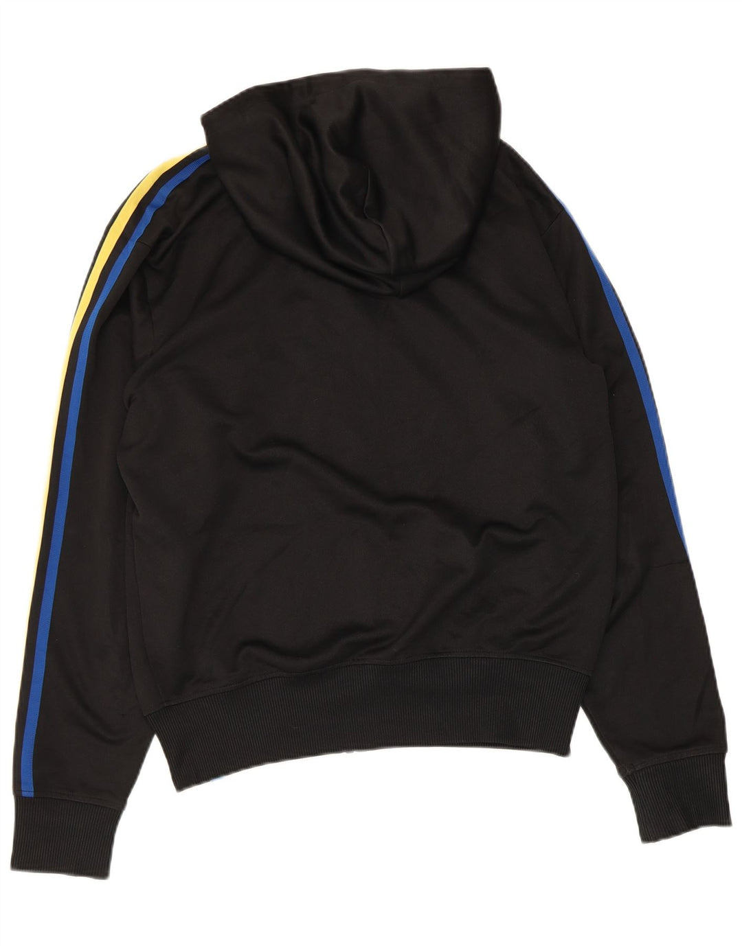 Pulover Adidas pentru bărbați, cu fermoar, poliester mediu negru