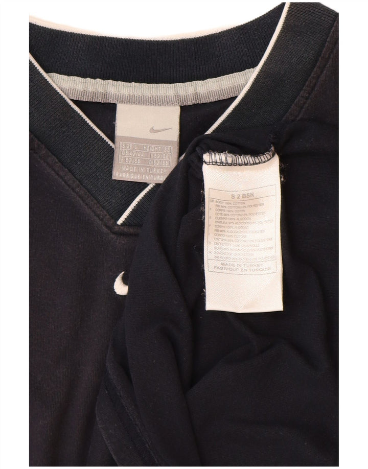 Tricou pentru bărbați NIKE Top UK 42/44 mare, bleumarin, bumbac