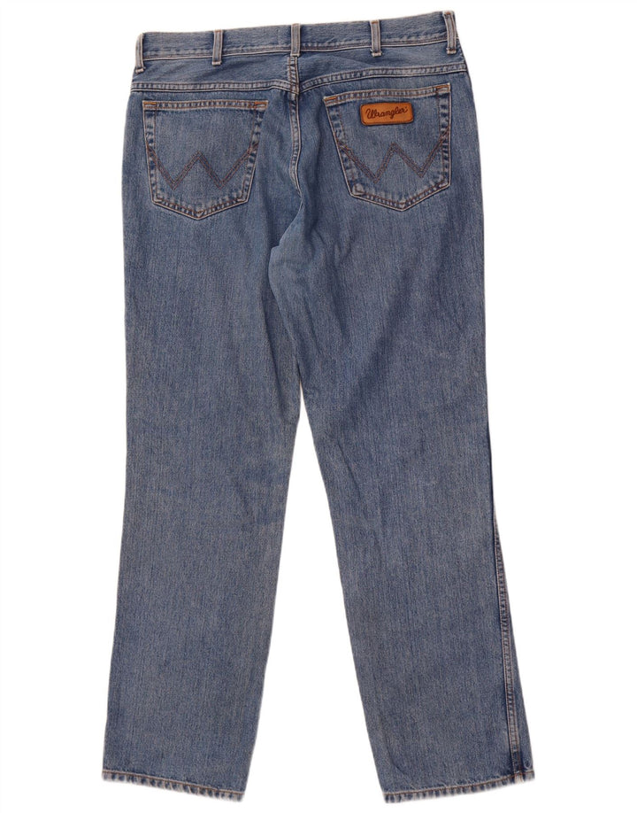 Blugi drepte pentru bărbați Wrangler Texas W36 L32 Bumbac albastru