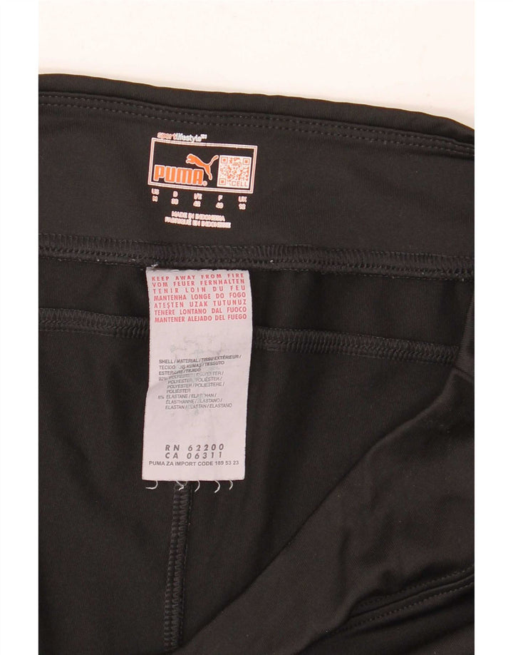 Pantaloni de trening Puma Flare pentru femei UK 12 Poliester mediu negru