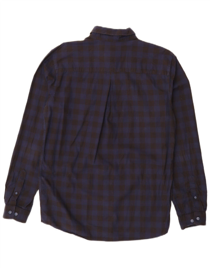 Cămașă pentru bărbați JACK & JONES Slim Fit, mare, neagră, din bumbac
