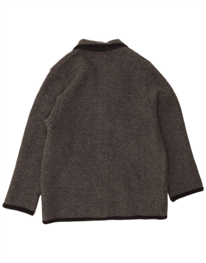 Blazer Vintage pentru femei cu 3 nasturi, UK 38, gri mediu