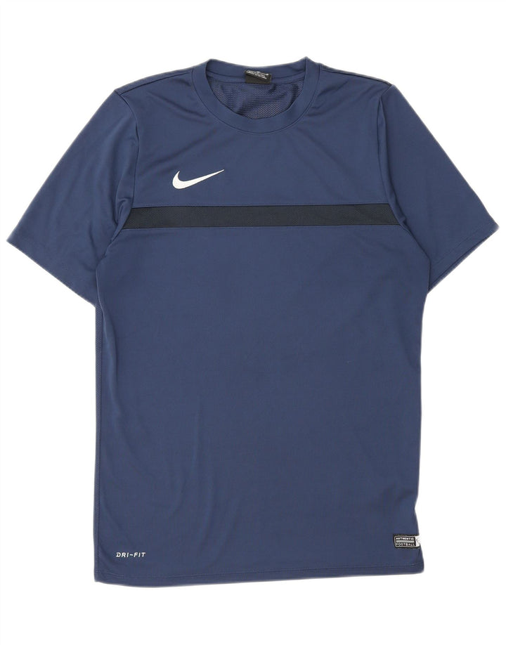Tricou Nike Dri Fit pentru bărbați Top Mediu Bleumarin Poliester Colorblock