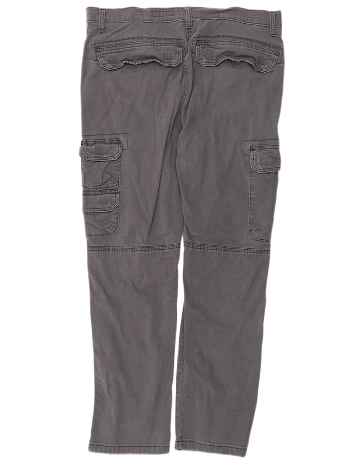 Pantaloni cargo conici pentru bărbați Wrangler W33 L30 bumbac gri