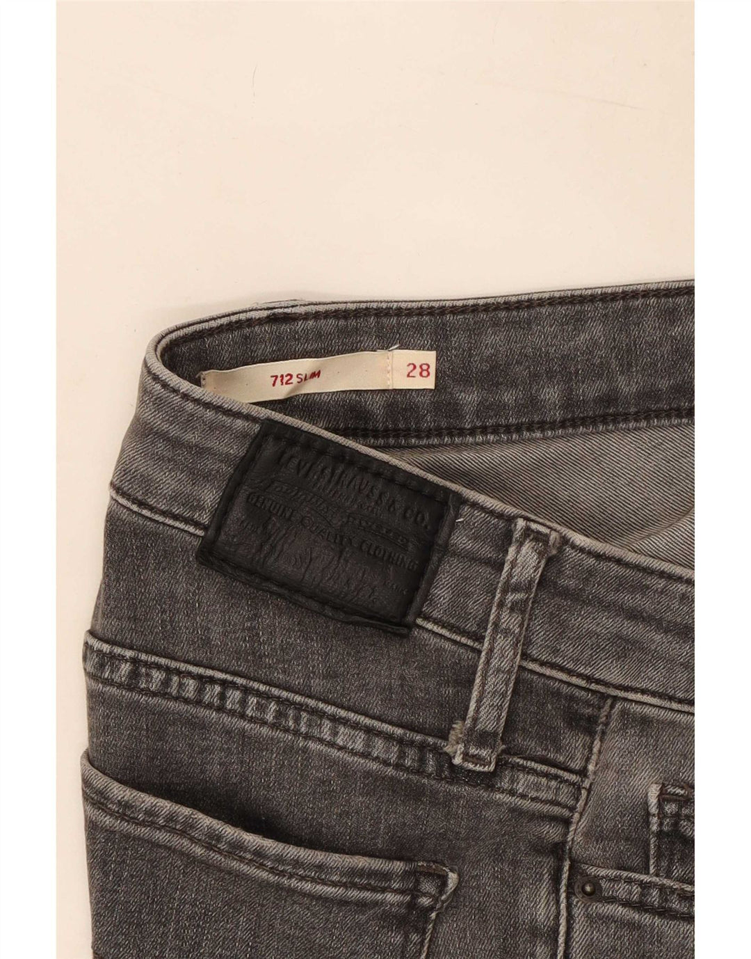 Blugi Levi's 712 Slim pentru femei W28 L26 gri