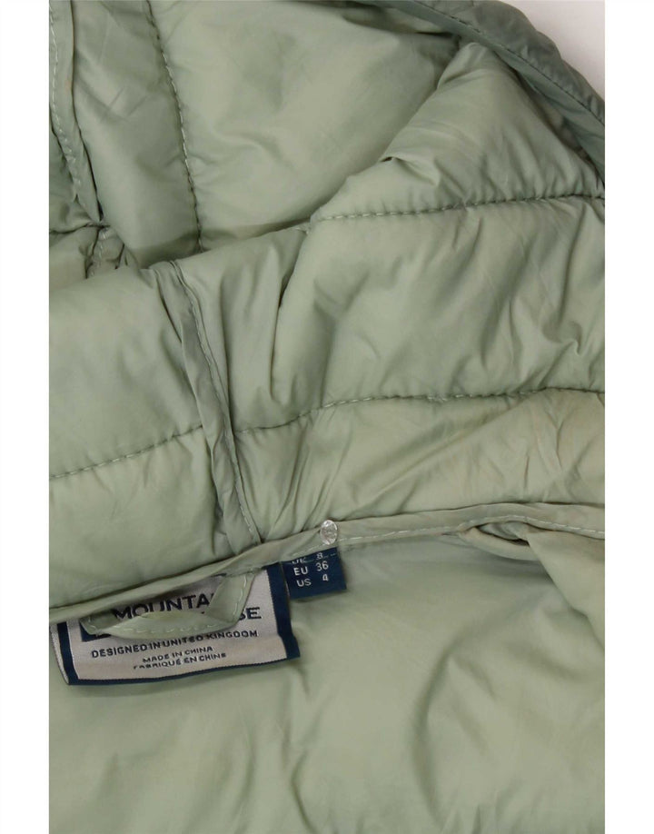 Mountain Warehouse Jachetă căptușită cu glugă pentru femei UK 8 Small Green Poliester