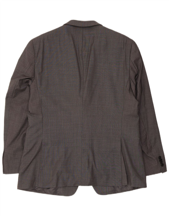 Sacou blazer pentru bărbați Tommy Hilfiger, cu 2 nasturi, UK 38 Lână, gri mediu