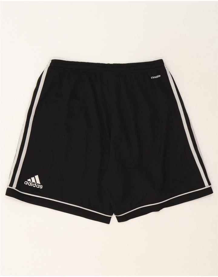 Pantaloni scurți sport pentru bărbați Adidas Climalite, poliester mediu negru