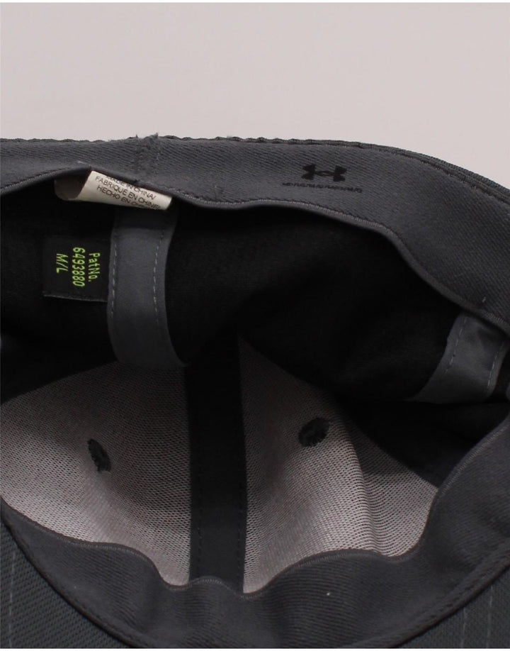 UNDER ARMOUR Mens Graphic Baseball Cap Medium Grey Polyester