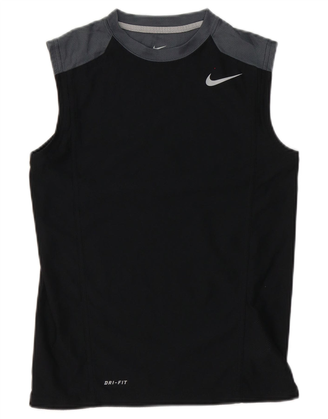 Vesta Nike Dri Fit Top pentru femei UK 10 Mic, negru, poliester color bloc