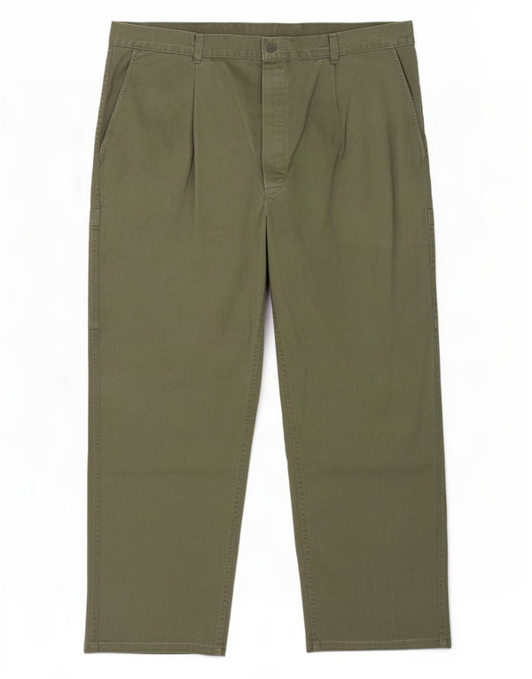 Pantaloni cargo vintage pentru bărbați IT 54 2XL W36 L27 bumbac verde
