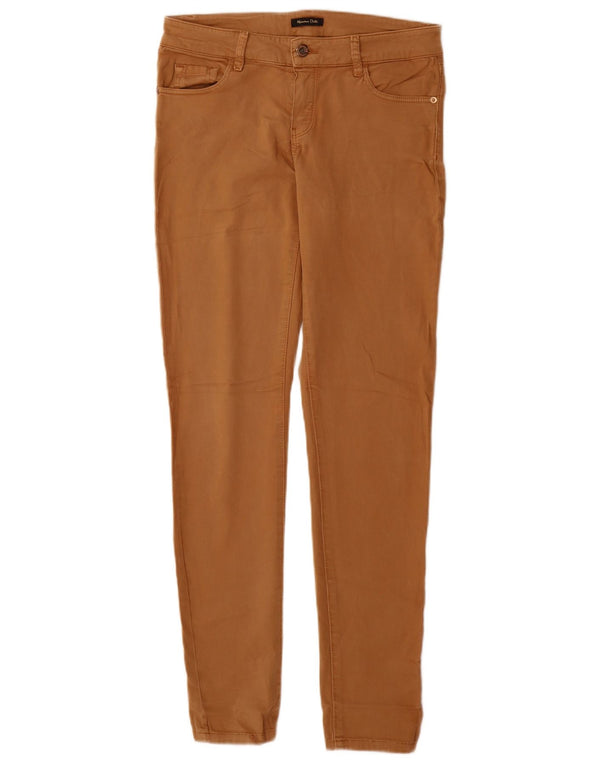Massimo Dutti Pantaloni Skinny Casual Femei EU 38 Small W28 L31 Maro