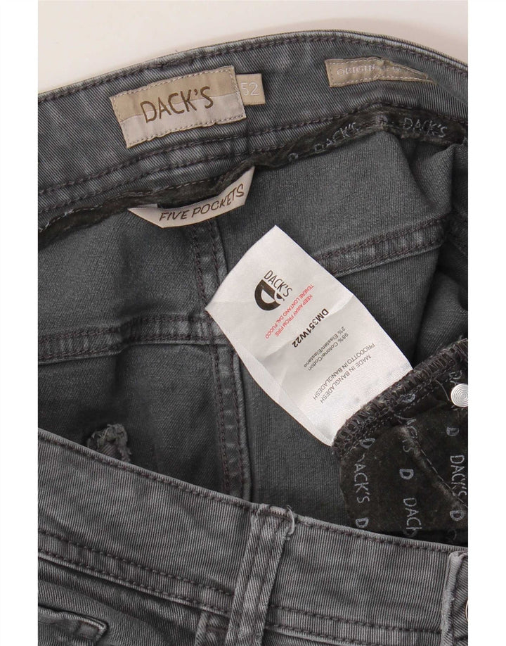 Blugi subțiri pentru bărbați Dack's IT 52 XL W34 L31 bumbac gri