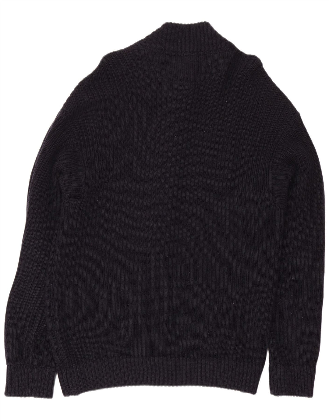 Pulover cardigan pentru bărbați Sea & Sky, mare, lână bleumarin