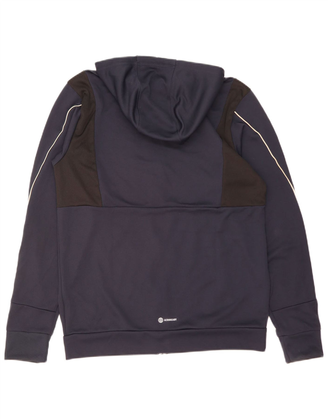 Pulover pentru bărbați ADIDAS Aeroready, cu fermoar, poliester, albastru, mediu