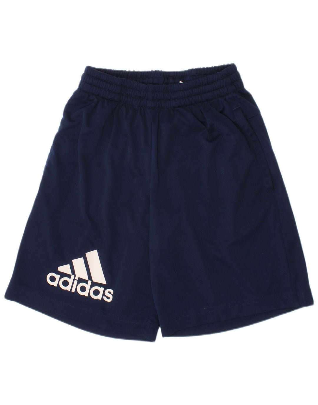 Pantaloni scurți sport Adidas Climalite Graphic pentru băieți 5-6 ani poliester bleumarin
