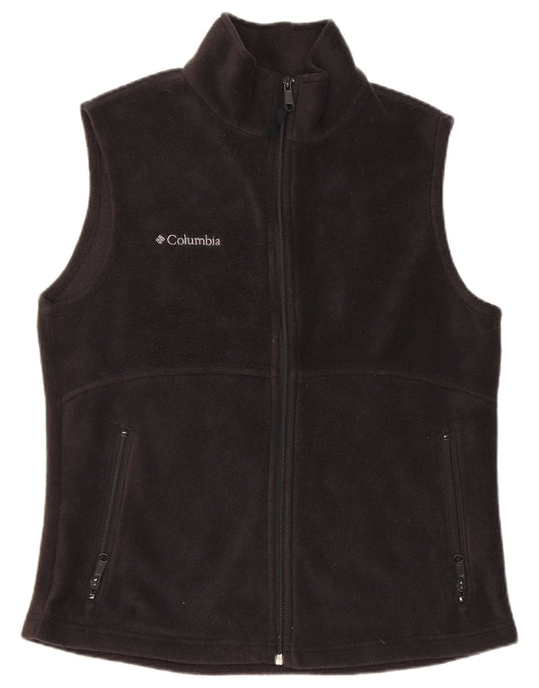 Gilet Columbia pentru femeie din fleece UK 12 Medium Black Poliester