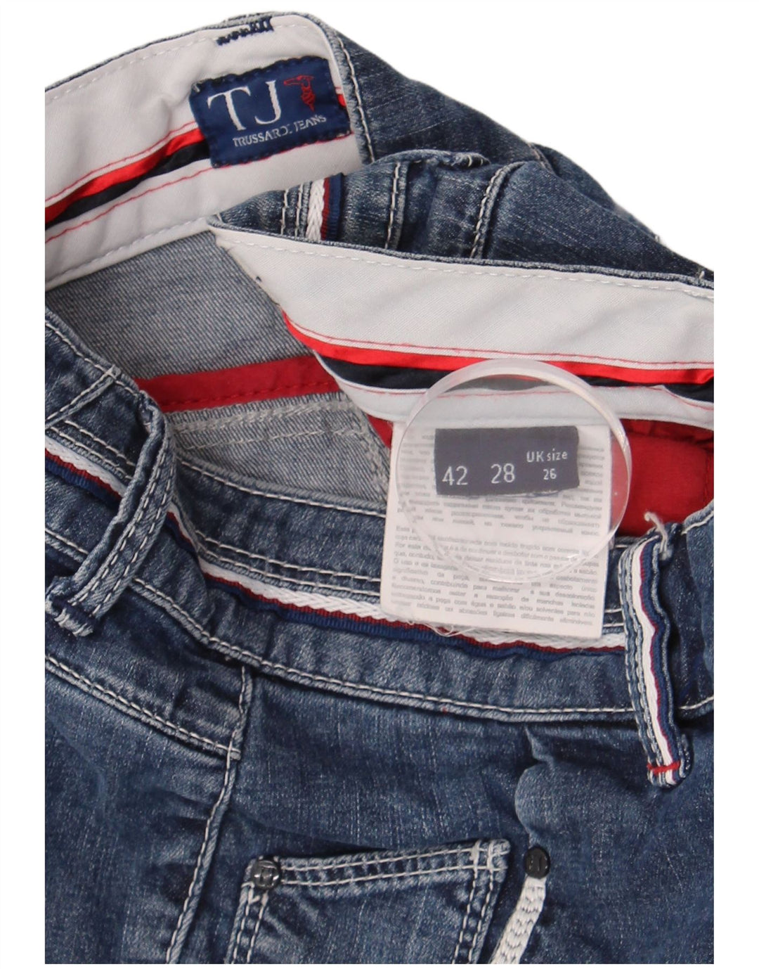 Trussardi Capri Jeans pentru femei W26 L20 bumbac albastru
