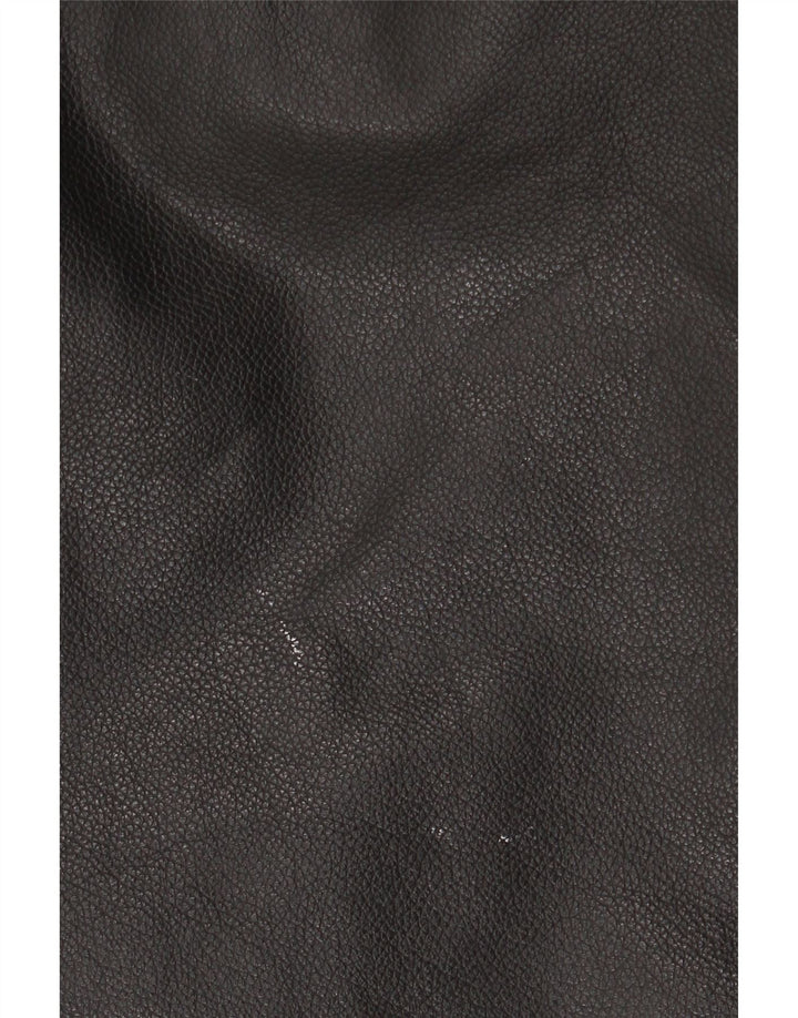 Jachetă din piele pentru bărbați St. Bernard UK 40, mare, neagră