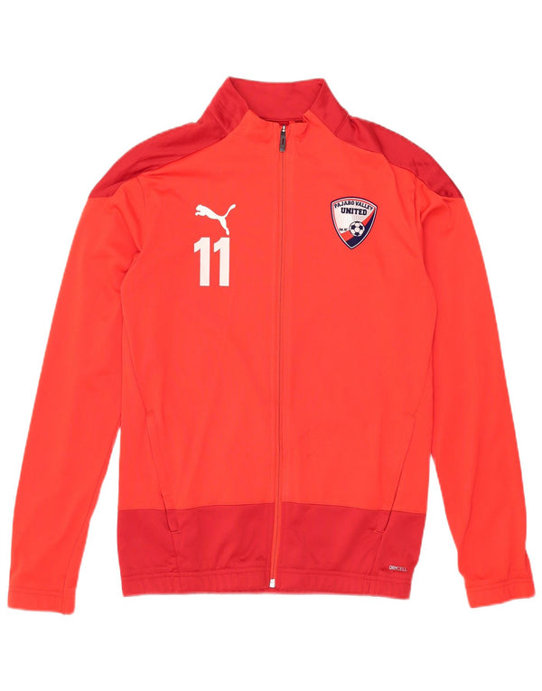 Jachetă de trening Puma Pajaro Valley United pentru bărbați, roșu, color block