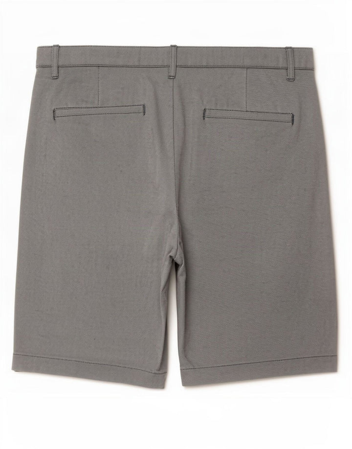 Pantaloni scurți chino pentru bărbați Zara EU 40 Medium W31 Gri Bumbac
